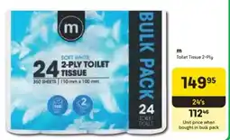 Makro m Toilet Tissue 2-Ply offer