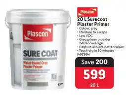 Makro Plascon 20 L Surecoat Plaster Primer offer