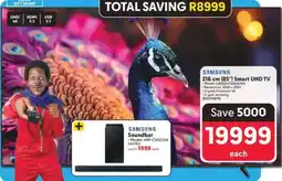 Makro SAMSUNG 216 cm (85”) Smart UHD TV offer