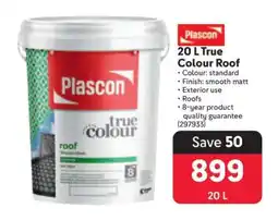 Makro Plascon 20 L True Colour Roof offer