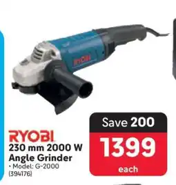 Makro RYOBI 230 mm 2000 W Angle Grinder offer