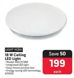 Makro 18 W Ceiling LED Light offer