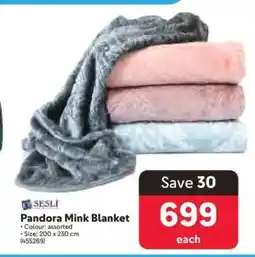 Makro Pandora Mink Blanket offer