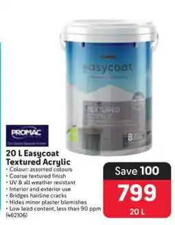 Makro 20 L Easycoat Textured Acrylic offer