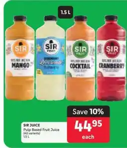 Makro SIR JUICE offer