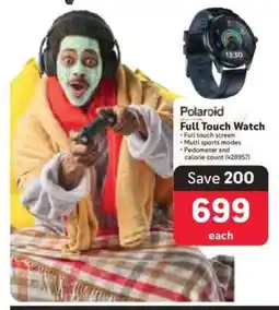 Makro Polaroid Full Touch Watch offer