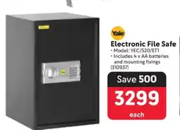 Makro Yale Electronic File Safe offer