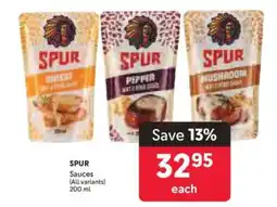 Makro SPUR Sauces offer