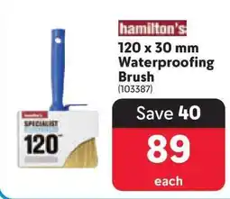 Makro hamilton's 120 x 30 mm Waterproofing Brush offer