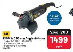 Makro CAT 2300 W 230 mm Angle Grinder offer