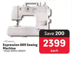 Makro Expression 889 Sewing Machine offer