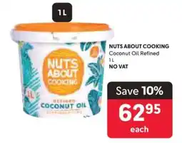 Makro NUTS ABOUT COOKING Coconut Oil Refined offer