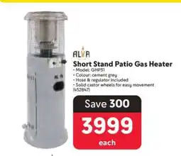 Makro Short Stand Patio Gas Heater offer