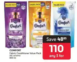 Makro Comfort Fabric Conditioner Value Pack offer