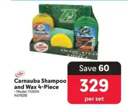 Makro Carnauba Shampoo and Wax 4-Piece offer