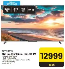 Makro SKYWORTH 165 cm (65) Smart QLED TV offer