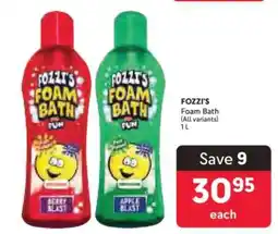 Makro FOZZI'S Foam Bath offer