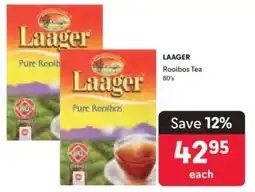 Makro Laager Rooibos Tea 80's offer