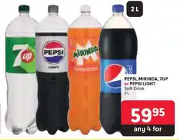 Makro PEPSI, MIRINDA, 7UP or PEPSI LIGHT offer