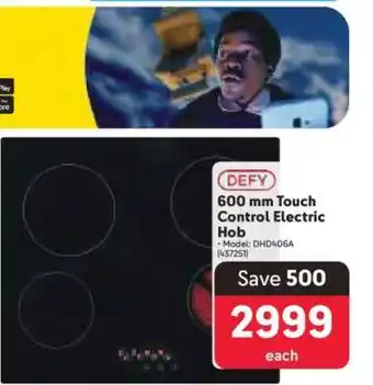 Makro DEFY 600 mm Touch Control Electric Hob offer