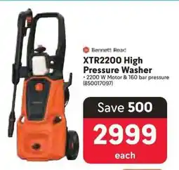 Makro Bennett Read XTR2200 High Pressure Washer offer