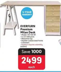 Makro EVERFURN Premium Milan Desk offer