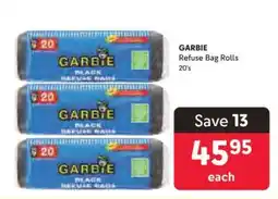 Makro GARBIE Refuse Bag Rolls offer