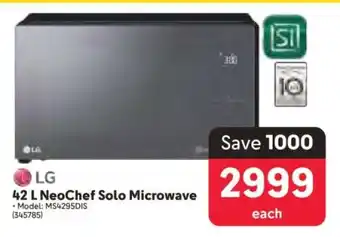 Makro LG 42 L NeoChef Solo Microwave offer
