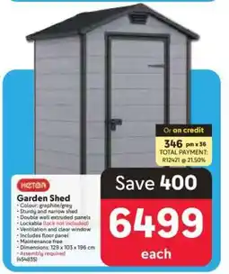 Makro Garden Shed offer
