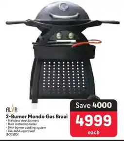 Makro 2-Burner Mondo Gas Braai offer
