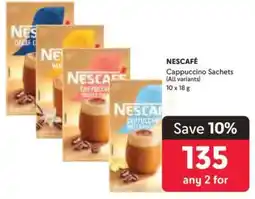 Makro NESCAFÉ Cappuccino Sachets offer