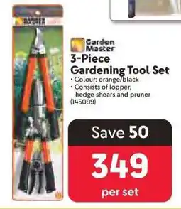 Makro Garden Master 3-Piece Gardening Tool Set offer