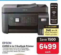 Makro Epson L5290 4-in-1 EcoTank Printer offer