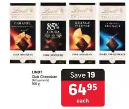 Makro LINDT Slab Chocolate offer