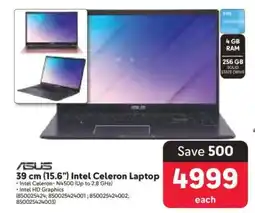 Makro ASUS 39 cm (15.6”) Intel Celeron Laptop offer