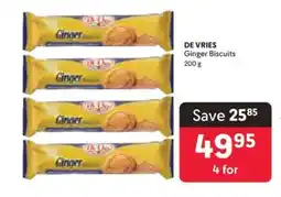 Makro De Vries Ginger Biscuits offer
