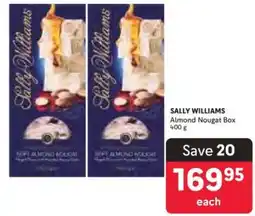 Makro SALLY WILLIAMS Almond Nougat Box offer
