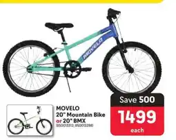 Makro MOVELO 20” Mountain Bike or 20” BMX offer