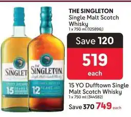 Makro THE SINGLETON Single Malt Scotch Whisky offer