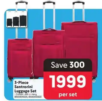 Makro 3-Piece Santorini Luggage Set offer