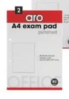 Makro A4 Exam Pads 80 Sheets offer