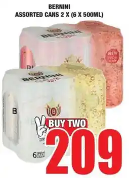 Boxer Bernini assorted cans offer