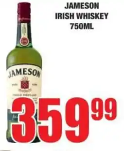 Boxer Jameson irish whiskey offer