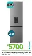Fair Price Hisense 263Ltr Met Fridge H370BIT-WD/H370BI-WD offer