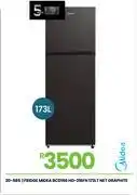 Fair Price Midea 173Ltr Fridge (Net Graphite) BCD166 HD-216FN offer