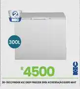 Fair Price KIC 300Ltr White Deep Freezer KC0030A/KCG305 offer