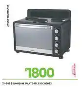 Fair Price Sunbeam 3 Plate 45L Oven STCO2033 21-586 offer