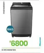 Fair Price Hisense 16Kg Washing Machine 22-301 offer