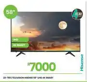 Fair Price Hisense 58 UHD 4K Smart Television 23-759 offer