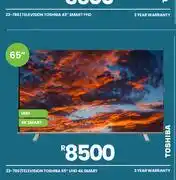 Fair Price Toshiba 65 UHD 4K Smart Television 23-789 offer
